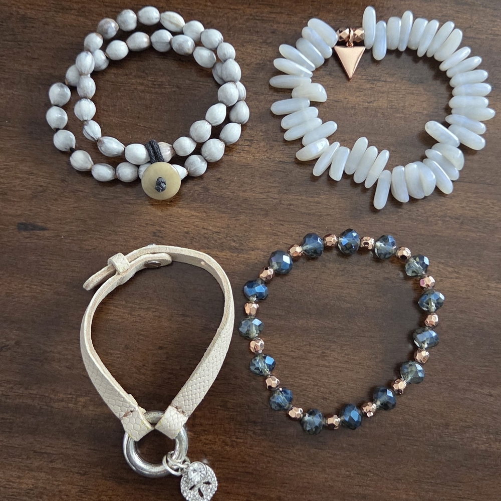 Elegant Multi-Color Bracelet Set